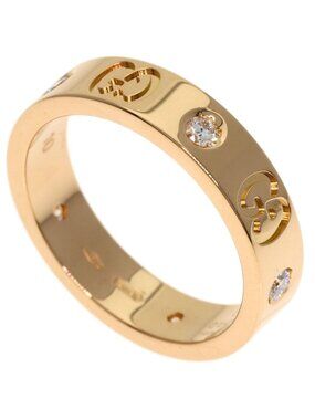 Gucci Icon Diamond Ring 18K Pink Gold